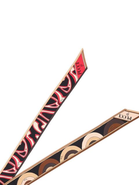 PUCCI geometric-print scarf - Brown - zdjęcie produktu nr 2