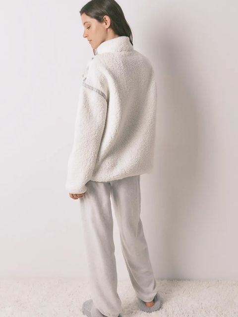 women'secret piżama SNOOPY damska kolor szary 3132171