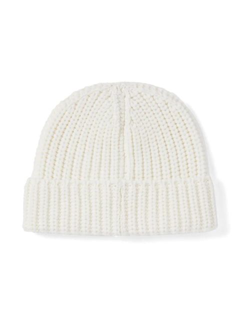 Jimmy Choo logo-embroidered ribbed-knit beanie - White - zdjęcie produktu nr 2