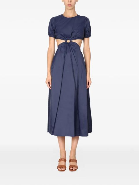 STAUD Calypso cut-out midi dress - Blue - zdjęcie produktu nr 1