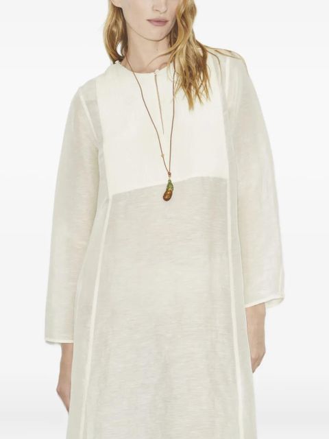 Tory Burch panelled caftan - Neutrals