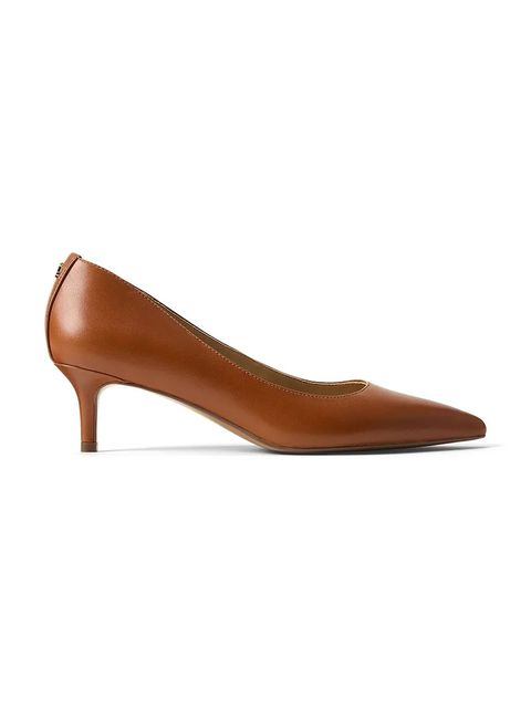 Lauren Ralph Lauren szpilki skórzane Adrienne - zdjęcie produktu nr 2