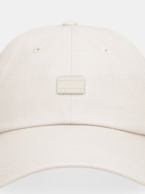 Tommy Jeans czapka z daszkiem bawełniana kolor beżowy AW0AW18096 - zdjęcie produktu nr 2