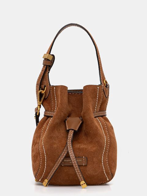 Gianni Chiarini torebka zamszowa SIENNA