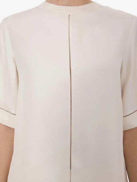 LouLou de Saison Havana lace-stitch top - White