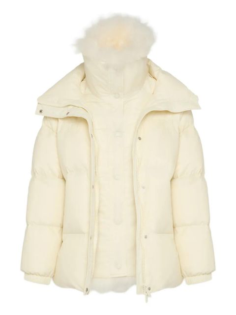 Yves Salomon padded oversized jacket - White - zdjęcie produktu nr 1