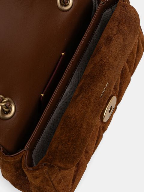 Coach torebka zamszowa Tabby 20 kolor brązowy CCK48 - zdjęcie produktu nr 2