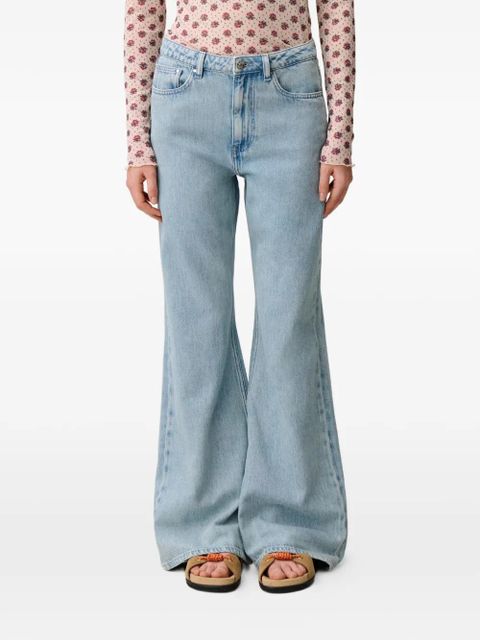 Claudie Pierlot pocket flared jeans - Blue