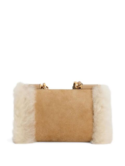 Dolce & Gabbana My Sicily shearling tote bag - Neutrals - zdjęcie produktu nr 2