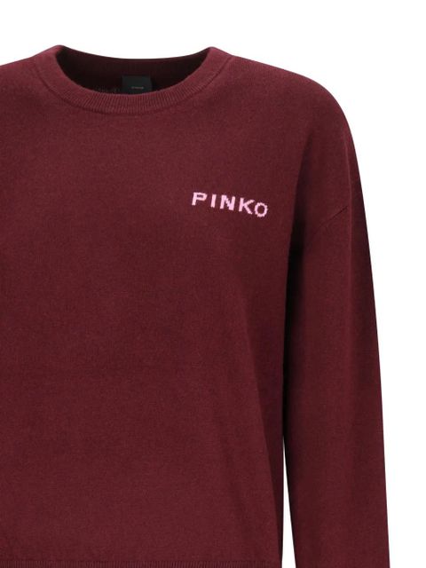 PINKO logo-embellished knit - Red