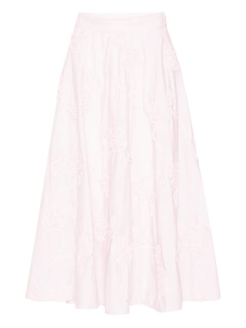 ROTATE BIRGER CHRISTENSEN flower midi skirt - Pink - zdjęcie produktu nr 1