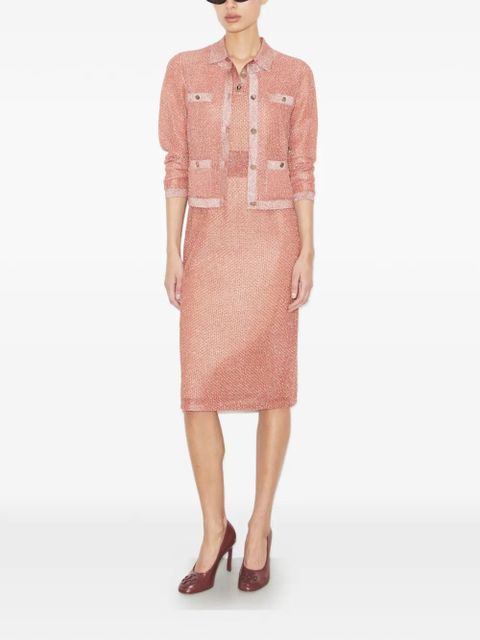 Tory Burch Kendra mesh cardigan - Pink
