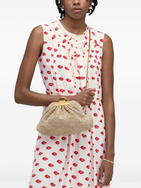 Marc Jacobs The Summer Glam woven clutch bag - Neutrals