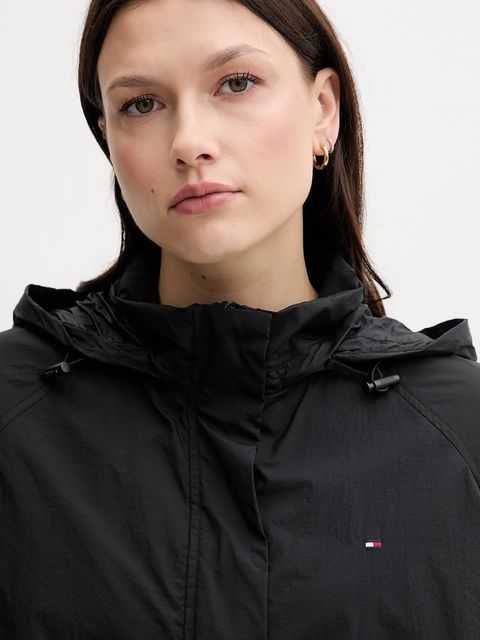 Tommy Hilfiger kurtka kolor czarny przejściowa WW0WW46444