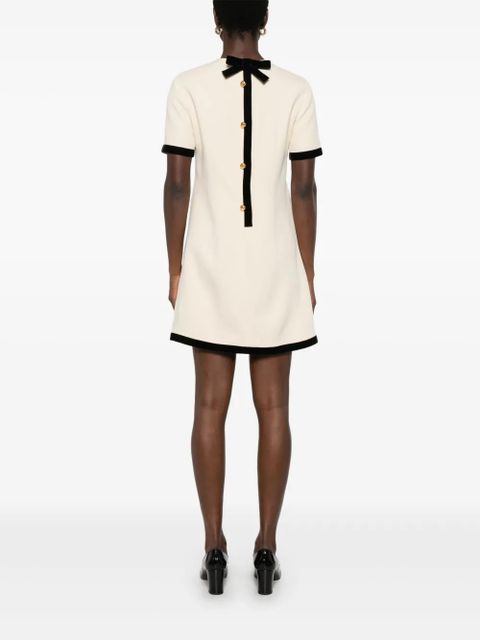 Prada Sablè mini dress - Neutrals