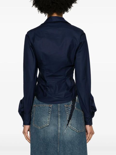 Vivienne Westwood Drunken denim shirt - Blue