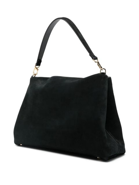 TOTEME T-Lock suede sholder bag - Black - zdjęcie produktu nr 2