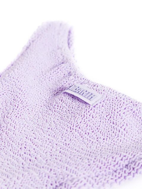 MC2 Saint Barth shirred bikini bottom - Purple