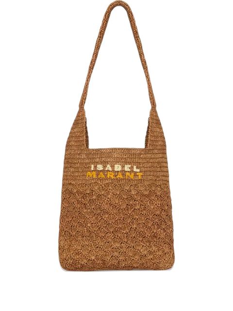 ISABEL MARANT Praia crochet-detail shoulder bag - Brown - zdjęcie produktu nr 1