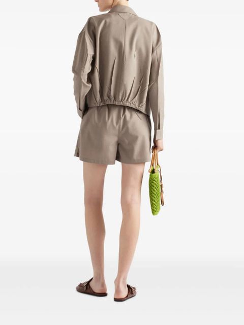 Prada Mouliné jacket - Neutrals - zdjęcie produktu nr 2