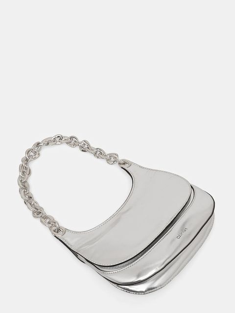 Calvin Klein torebka kolor srebrny LV04F3404G