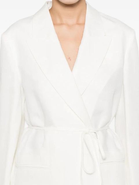 TWINSET tie-waist blazer - White