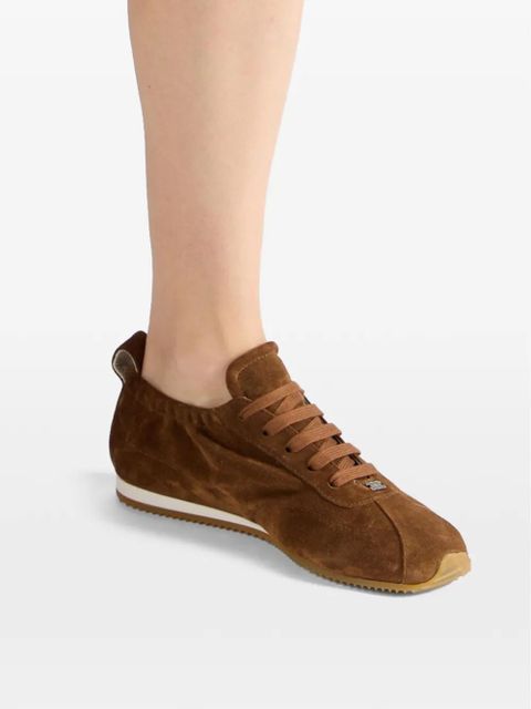 Casadei laces suede sneakers - Brown - zdjęcie produktu nr 2