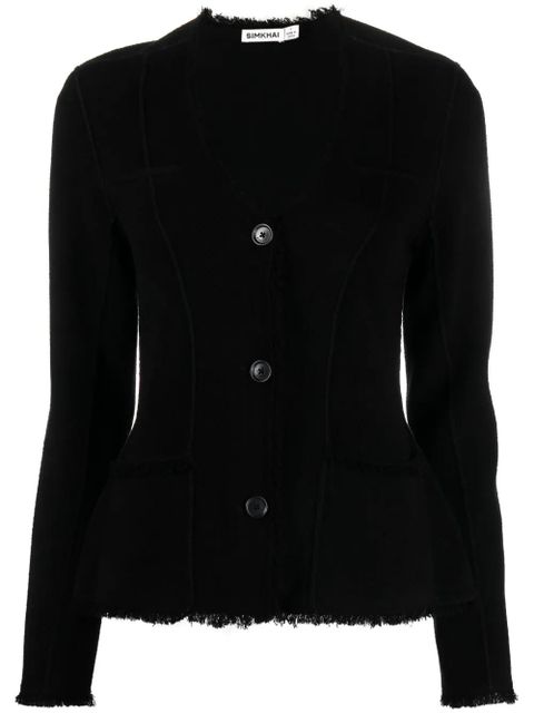 Simkhai Medina single-breasted blazer - Black - zdjęcie produktu nr 1