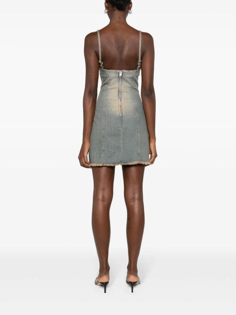 MISBHV Lara lace-up denim dress - Blue - zdjęcie produktu nr 2