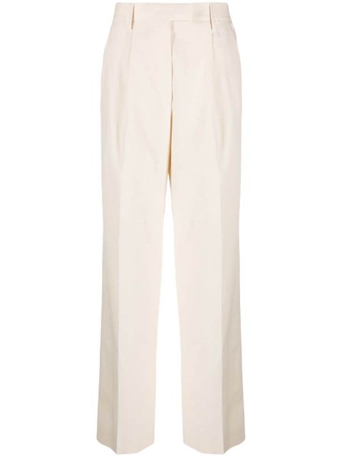 Prada pressed-crease tailored trousers - Neutrals - zdjęcie produktu nr 1