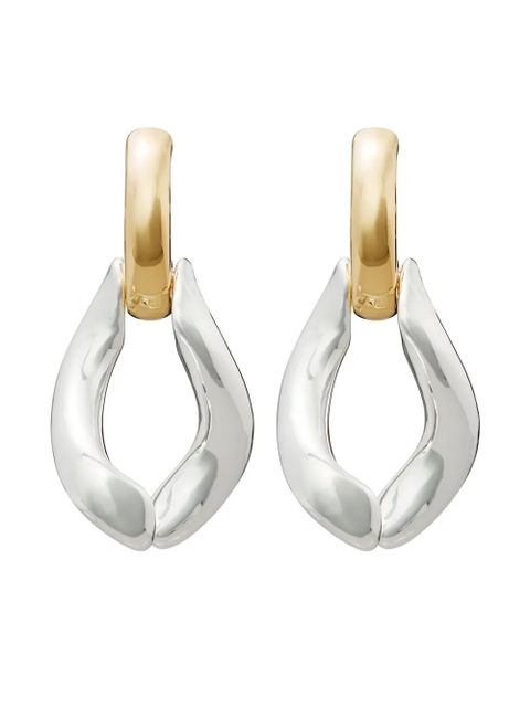 Tory Burch Wishbone earrings - Silver - zdjęcie produktu nr 1