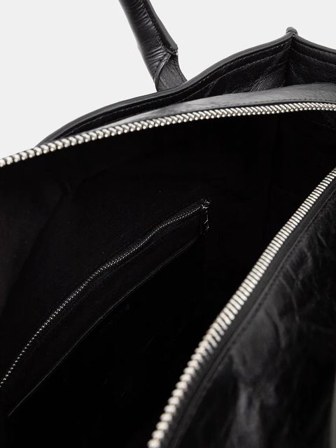 ZADIG&VOLTAIRE torebka skórzana kolor czarny LWBA02577