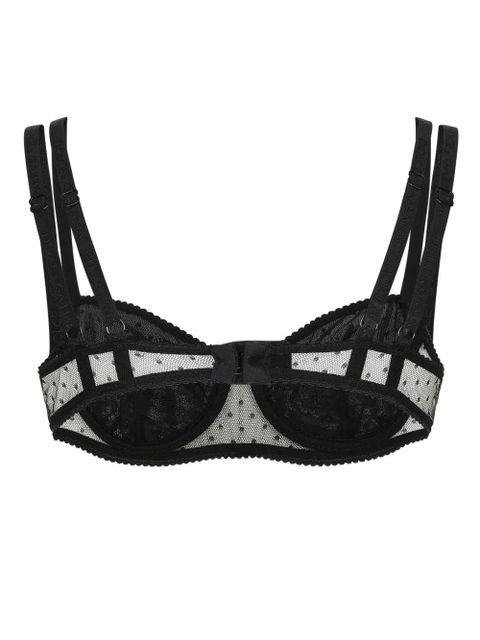 Dolce & Gabbana point d'esprit bra - Black - zdjęcie produktu nr 2