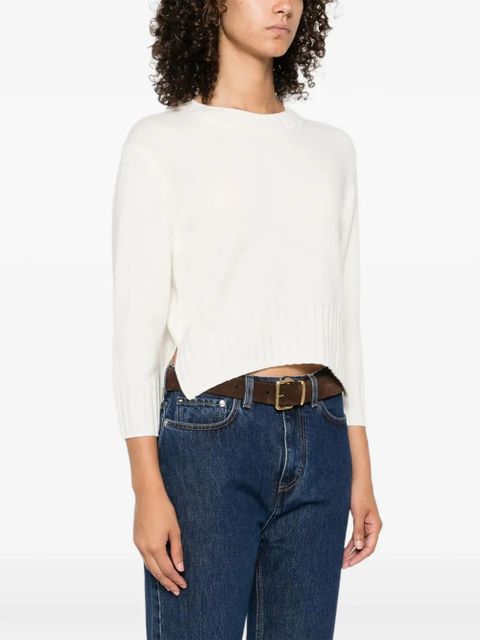 LouLou de Saison Mora cashmere jumper - White