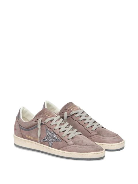 Golden Goose Ball Star glitter-embellishment sneakers - Purple
