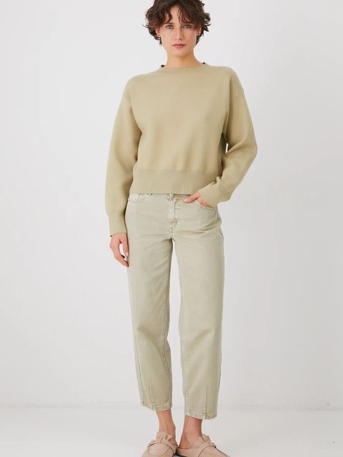 Medicine sweter damski kolor zielony lekki - zdjęcie produktu nr 2