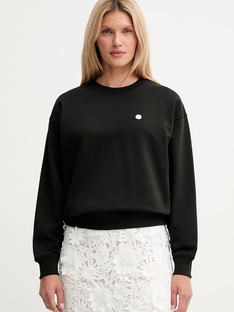 Kenzo bluza bawełniana damska kolor czarny gładka FF62SW2564MF - zdjęcie produktu nr 1