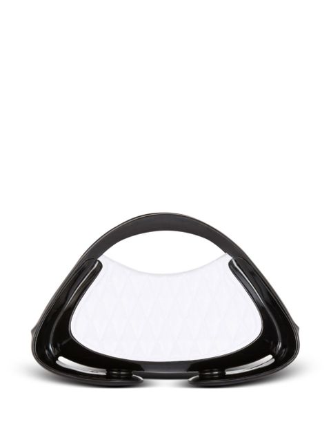 Balmain Jolie Madame two-tone shoulder bag - White