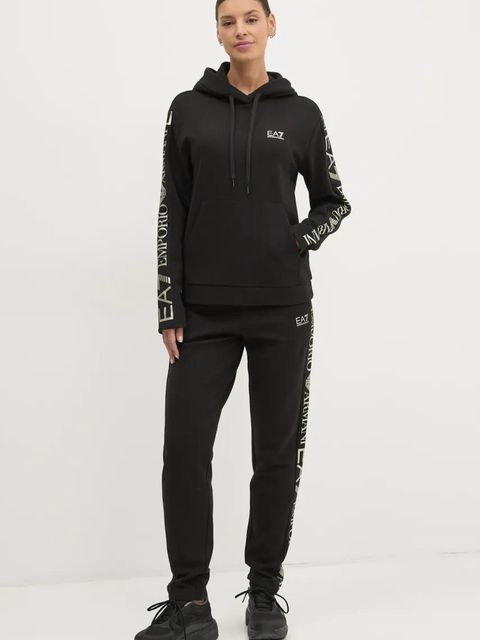 EA7 Emporio Armani dres damski kolor czarny AF10443.7W000116 - zdjęcie produktu nr 1