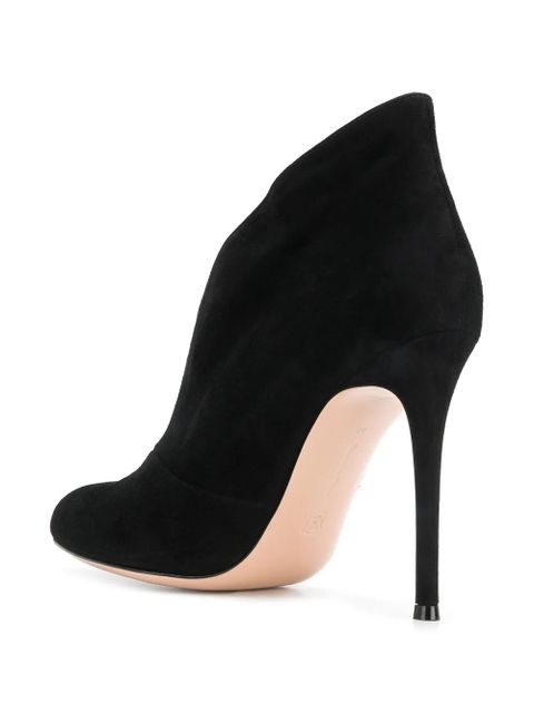 Gianvito Rossi 105mm Vamp suede pumps - Black