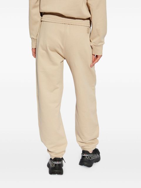 Moncler logo trousers - Neutrals