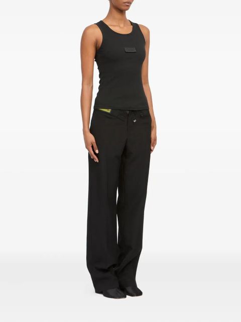 MM6 Maison Margiela plaque tank top - Black