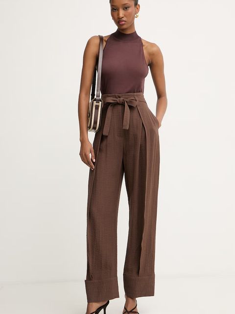 Simona Corsellini spodnie damskie z wiskozą - zdjęcie produktu nr 1