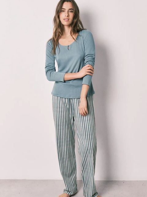 women'secret piżama dwuczęściowa damska z wiskozy - zdjęcie produktu nr 2