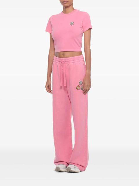 Casablanca logo-patch T-shirt - Pink