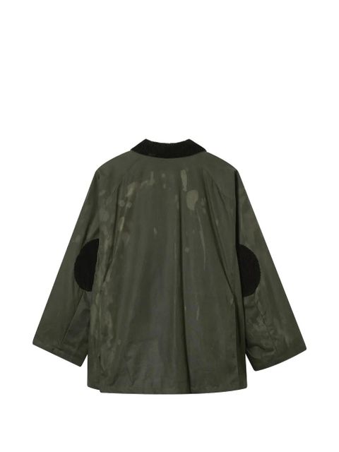 TOTEME corduroy-collar jacket - Green - zdjęcie produktu nr 2