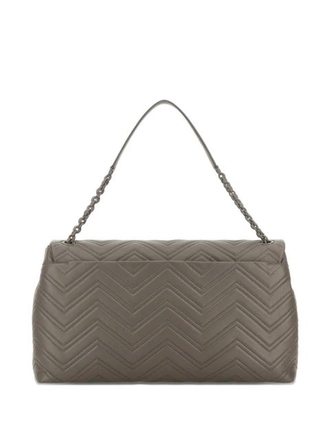 Gucci maxi GG Marmont-motif shoulder bag - Grey