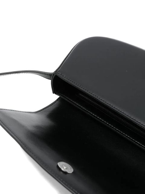 Eleh logo-detail shoulder bag - Black