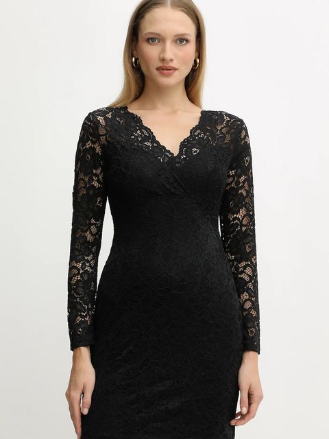 Morgan sukienka kolor czarny mini rozkloszowana RENEE - zdjęcie produktu nr 1