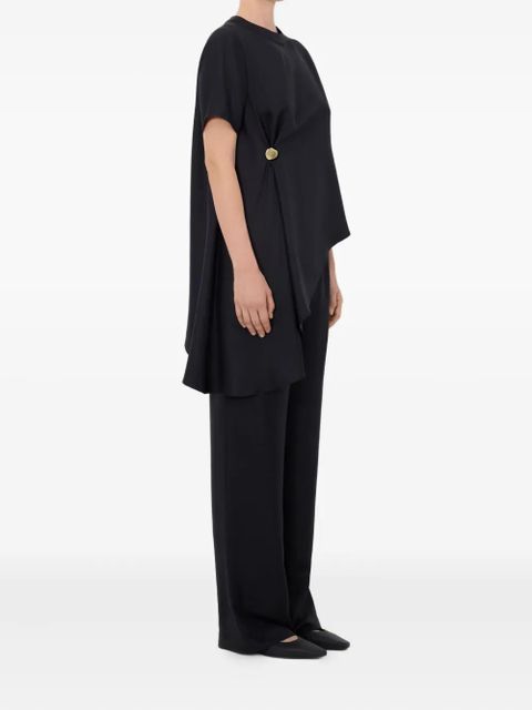 LouLou de Saison MADEA asymmetric top - Black - zdjęcie produktu nr 2